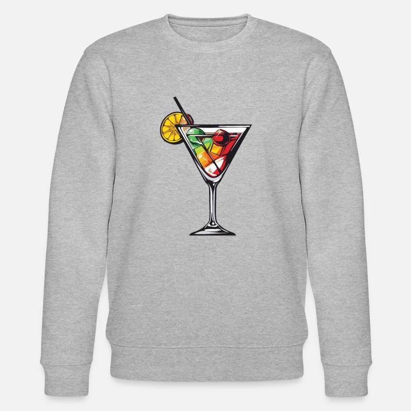 Boisson à la limonade - Sweat bio CHANGER Stanley/Stella Unisexe - gris chiné