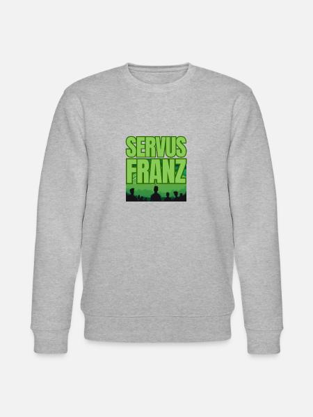 Wir sagen Servus Franz! - Stanley/Stella Unisex Bio-Sweatshirt CHANGER - Grau meliert