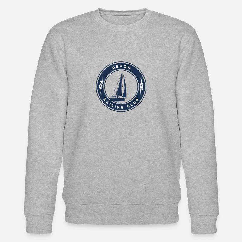 Devon sailing - Stanley/Stella CHANGER Unisex Organic Sweatshirt - heather grey