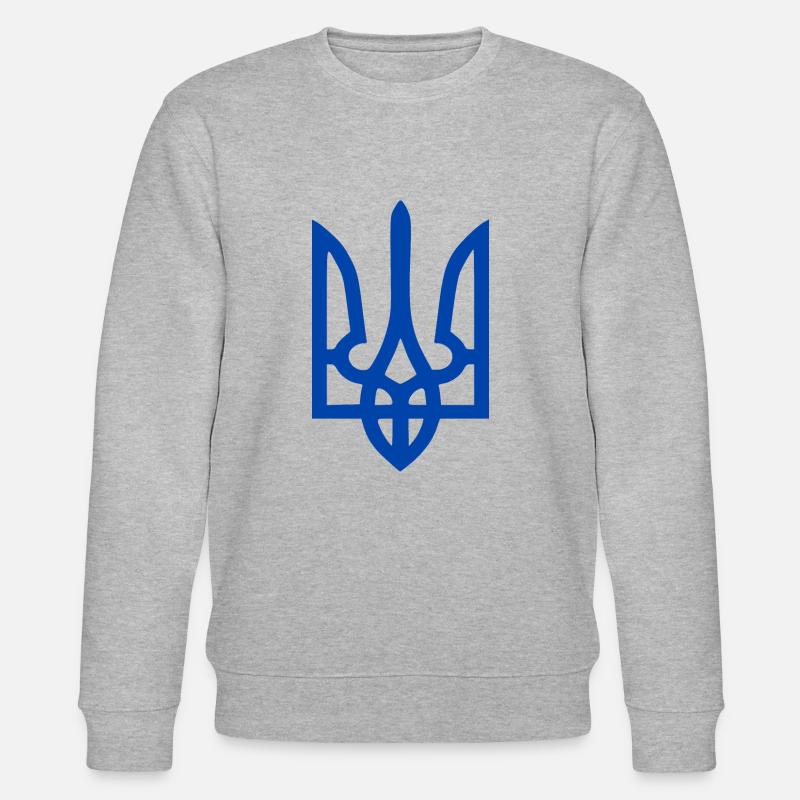Ukraine - Stanley/Stella Unisex Bio-Sweatshirt CHANGER  - Grau meliert