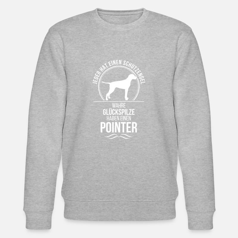 POINTER Schutzengel Wilsigns Hundespruch Jagdhund - Stanley/Stella Unisex Bio-Sweatshirt CHANGER  - undefined