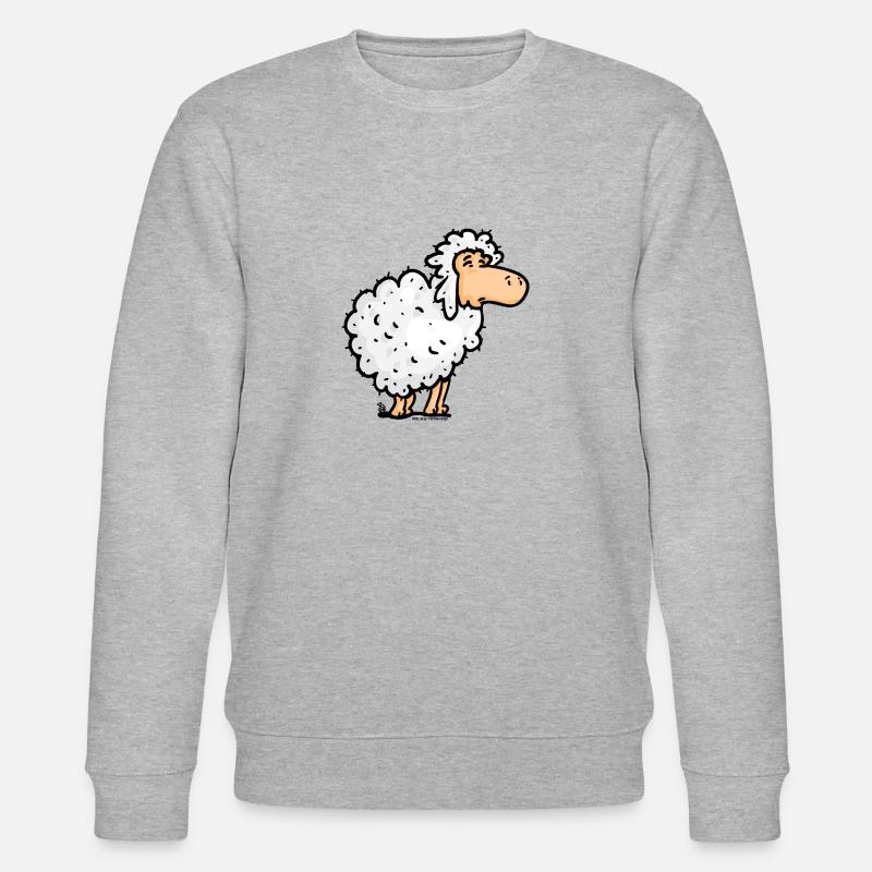 POPELS Schaf - Stanley/Stella Unisex Bio-Sweatshirt CHANGER  - Grau meliert