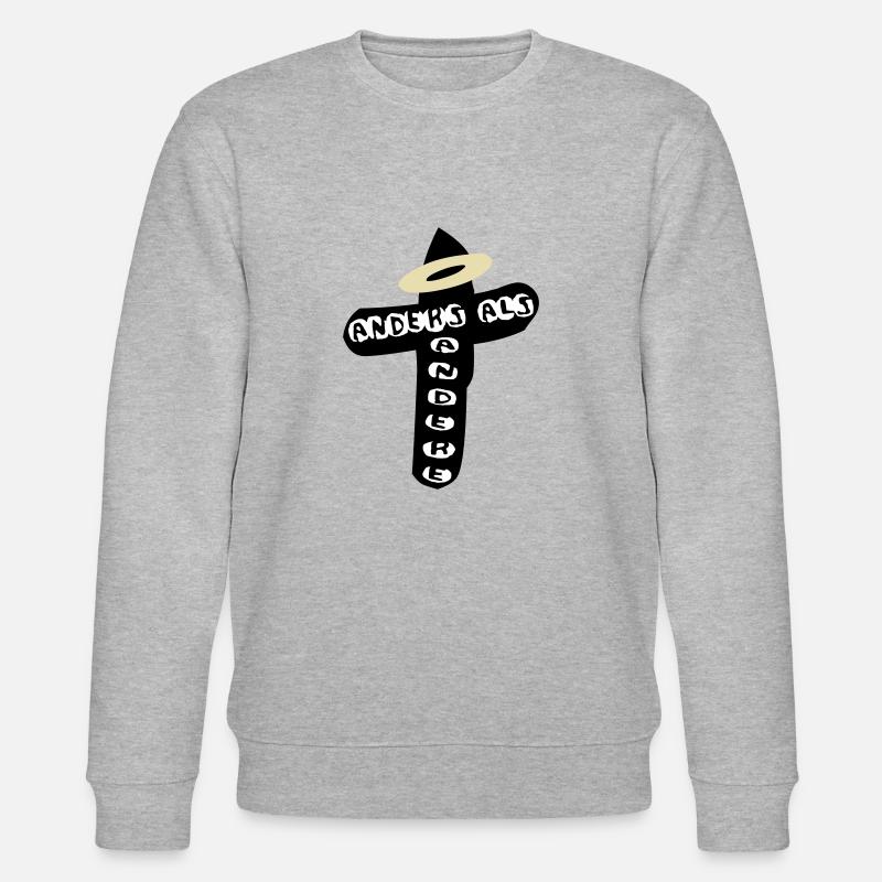 anders als andere - Stanley/Stella Unisex Bio-Sweatshirt CHANGER  - Grau meliert