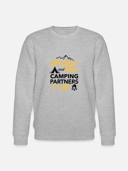camping - Stanley/Stella CHANGER Unisex Organic Sweatshirt - heather grey
