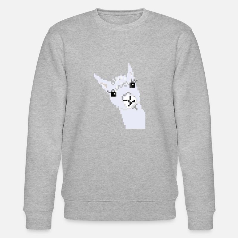 Pixel Lama - Sweat bio CHANGER Stanley/Stella Unisexe - gris chiné