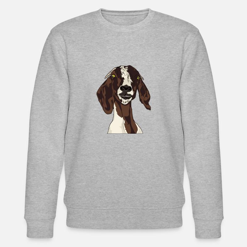Ziege - Stanley/Stella Unisex Bio-Sweatshirt CHANGER  - Grau meliert