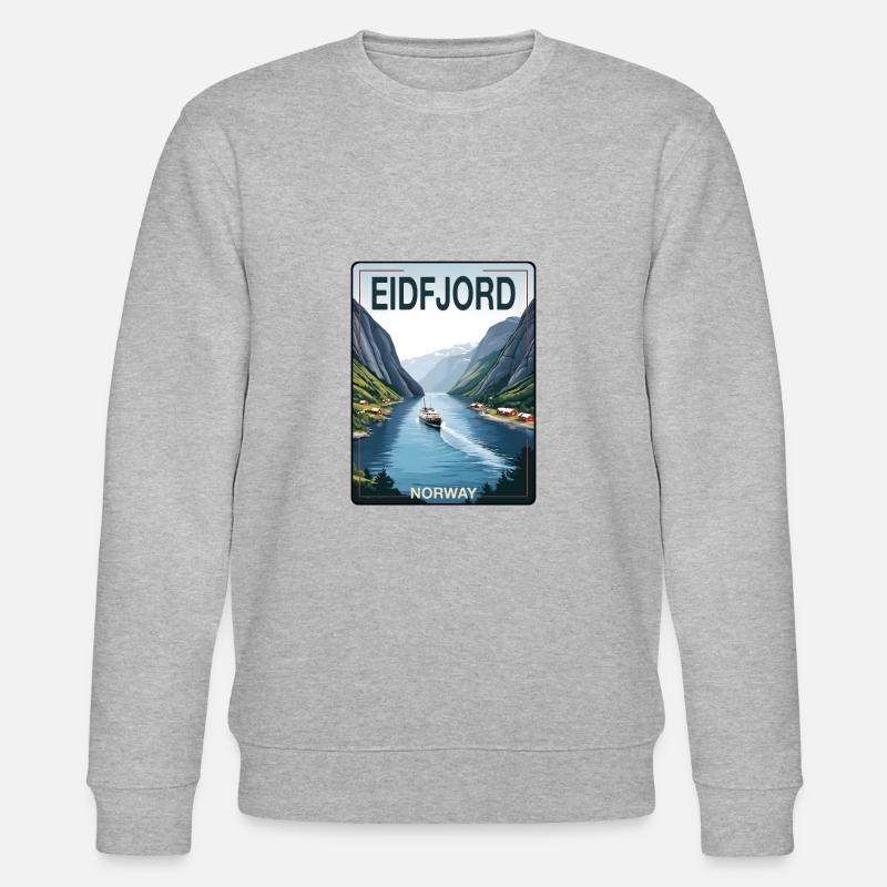 Eidfjord - Stanley/Stella CHANGER Unisex Organic Sweatshirt - heather grey