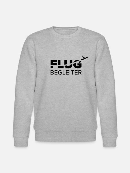 Flugbegleiter - Stanley/Stella Unisex Bio-Sweatshirt CHANGER - Grau meliert