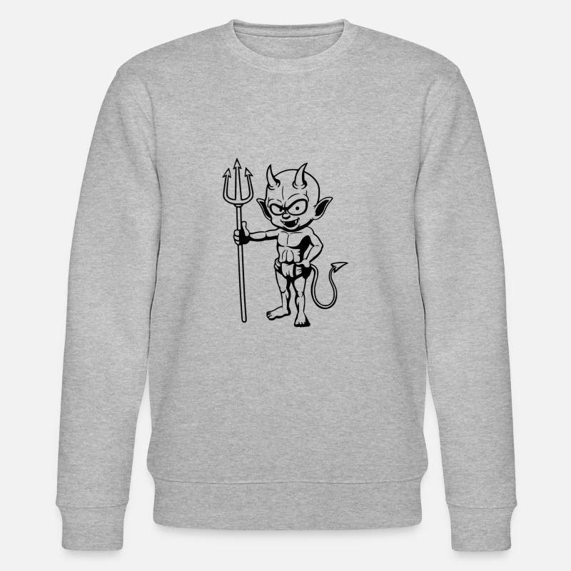 devil - Stanley/Stella CHANGER Unisex Organic Sweatshirt - heather grey