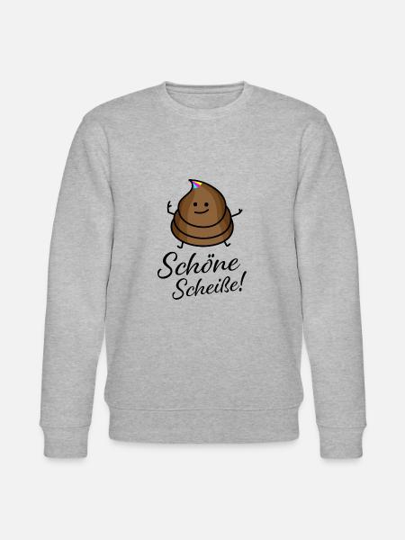 Schöne Scheiße - Stanley/Stella Unisex Bio-Sweatshirt CHANGER - Grau meliert