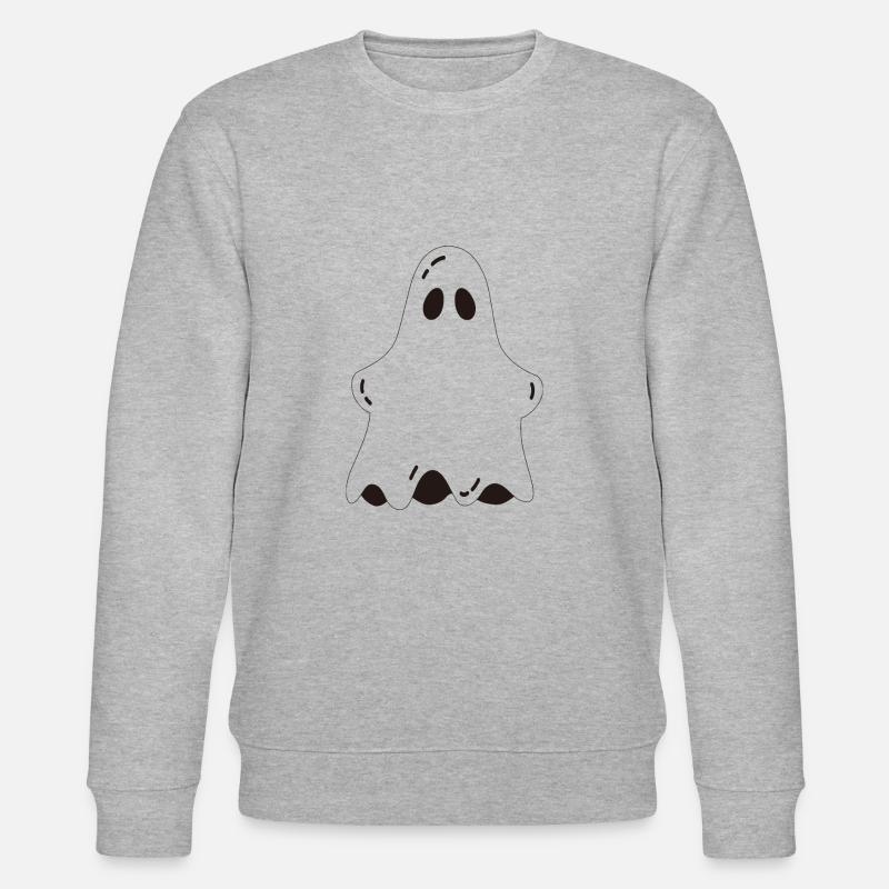GHOST BOO - Stanley/Stella Unisex Bio-Sweatshirt CHANGER  - Grau meliert