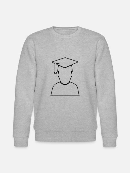 Student Diploma - Stanley/Stella CHANGER Unisex Organic Sweatshirt - heather grey