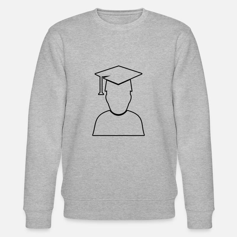 Student Diploma - Stanley/Stella CHANGER Unisex Organic Sweatshirt - heather grey