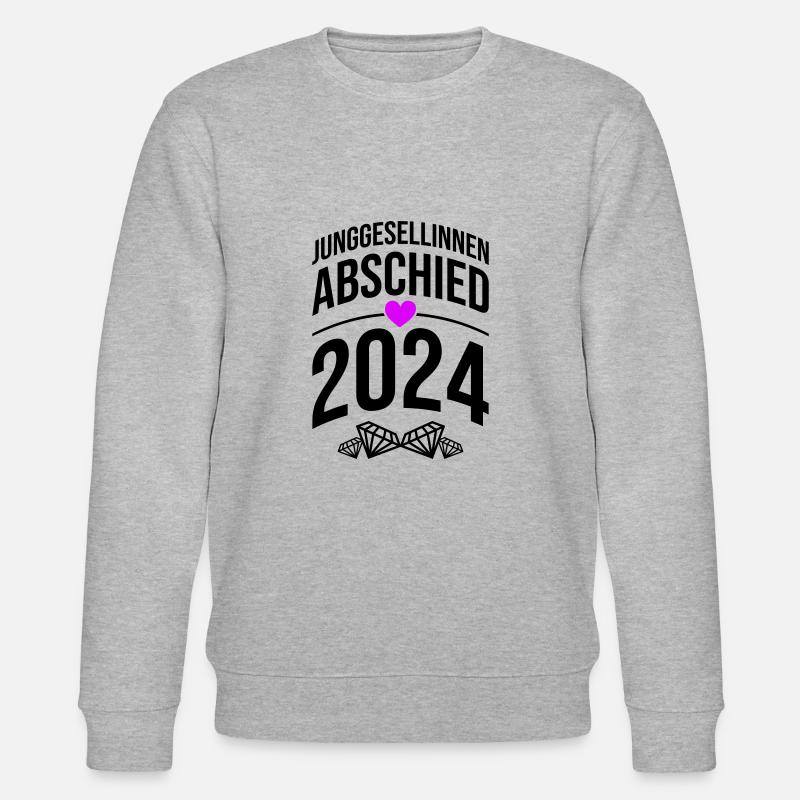 Hen Party 2024 Bride - Stanley/Stella CHANGER Unisex Organic Sweatshirt - heather grey