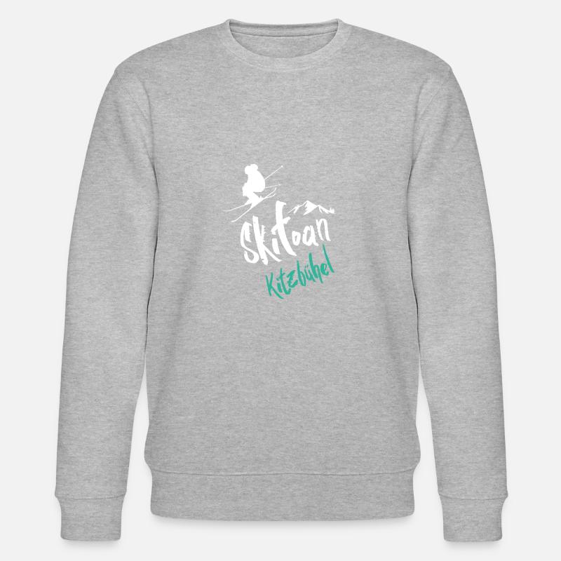 Ski Kitzbühel - Sweat bio CHANGER Stanley/Stella Unisexe - gris chiné