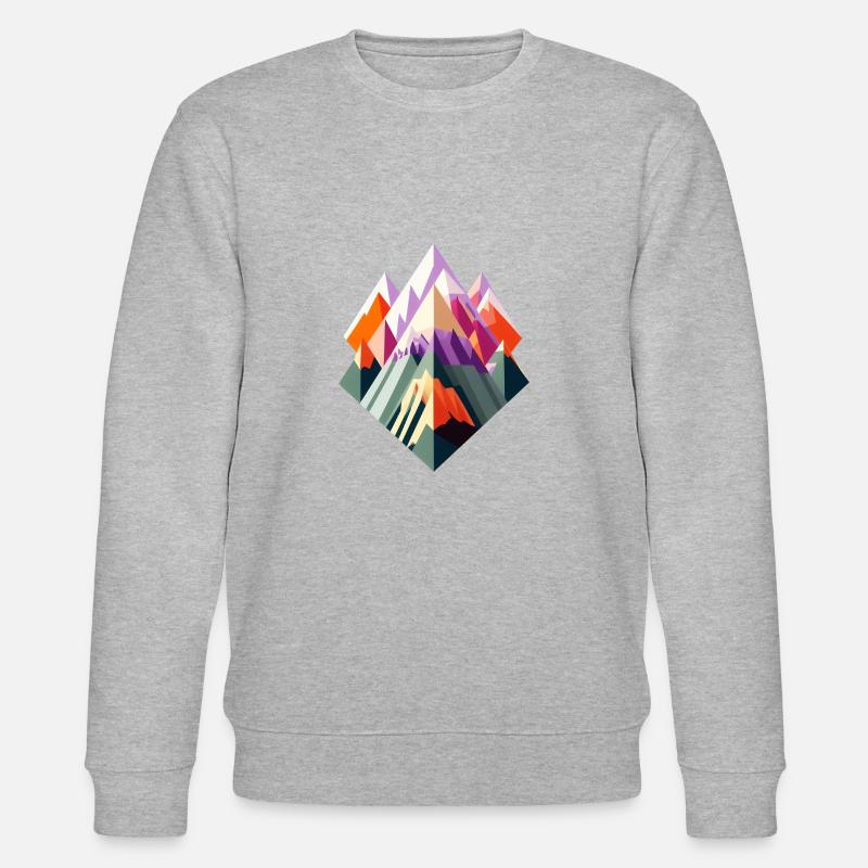 Monts Vector 02 - Sweat bio CHANGER Stanley/Stella Unisexe - gris chiné