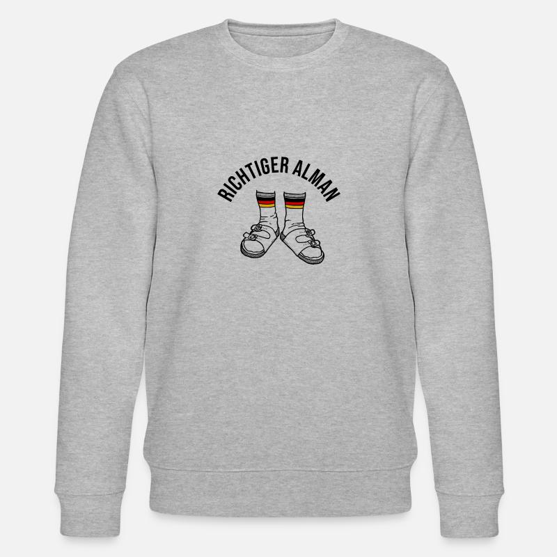 Richtiger Alman - Stanley/Stella Unisex Bio-Sweatshirt CHANGER  - Grau meliert