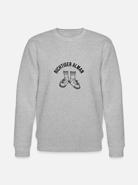 Richtiger Alman - Stanley/Stella Unisex Bio-Sweatshirt CHANGER  - Grau meliert