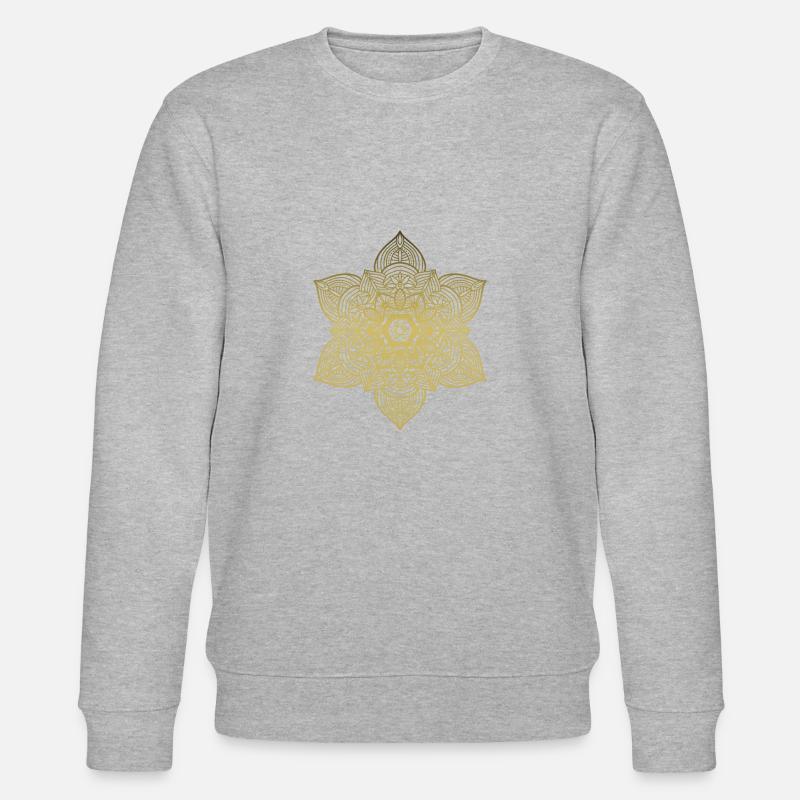 Mandala - Stanley/Stella Unisex Bio-Sweatshirt CHANGER  - Grau meliert