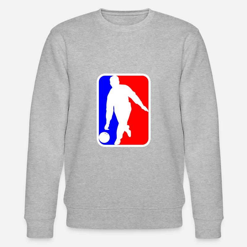 Bowling logo - Stanley/Stella CHANGER Unisex Organic Sweatshirt - heather grey