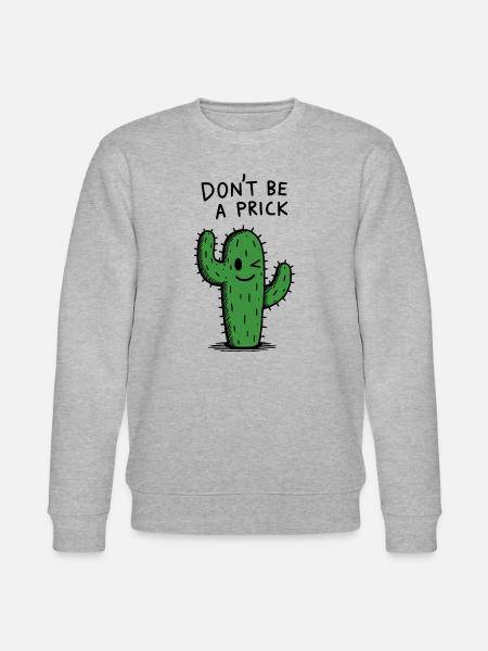 Dont be a prick - Stanley/Stella Unisex Bio-Sweatshirt CHANGER  - Grau meliert
