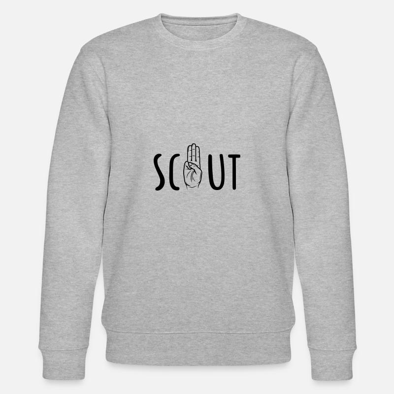 Scout / Scouting - Stanley/Stella CHANGER Unisex Organic Sweatshirt - heather grey