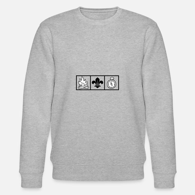 Pfadfinder / Pfadfinder - Stanley/Stella Unisex Bio-Sweatshirt CHANGER  - Grau meliert