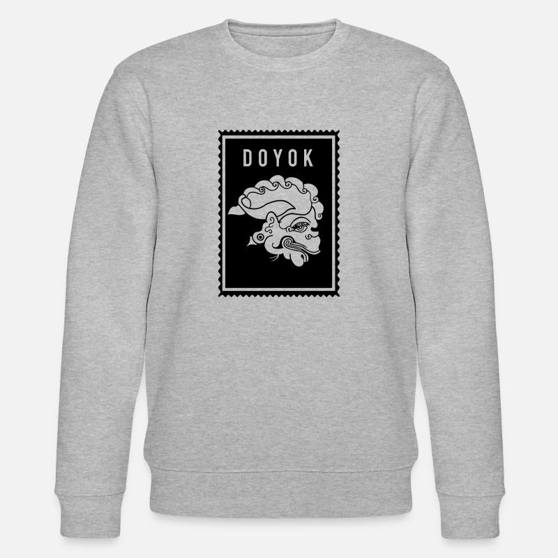 Doyok - Wayang - Stanley/Stella Unisex Bio-Sweatshirt CHANGER  - Grau meliert