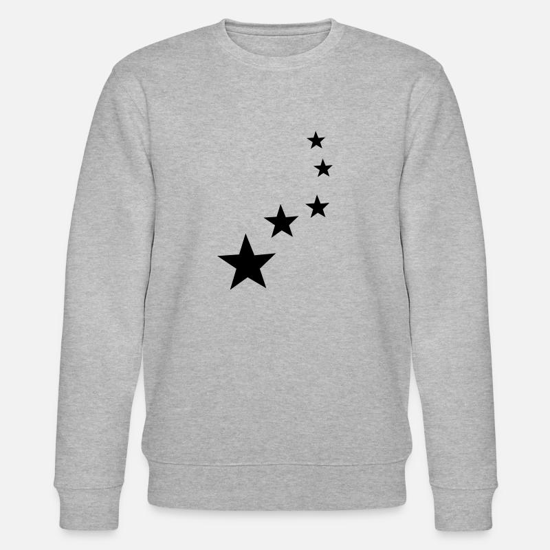 sterne - Stanley/Stella Unisex Bio-Sweatshirt CHANGER  - Grau meliert