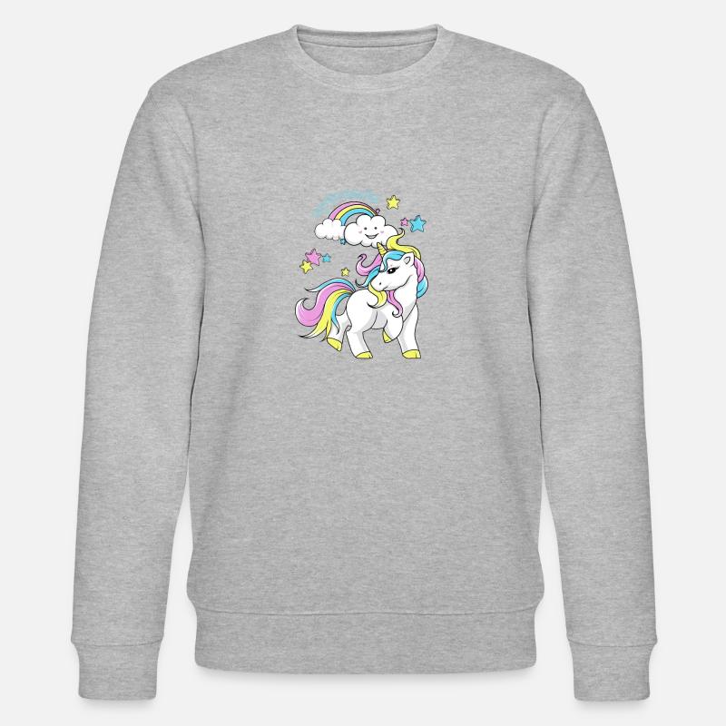 Unicorn - Stanley/Stella Unisex Bio-Sweatshirt CHANGER  - Grau meliert