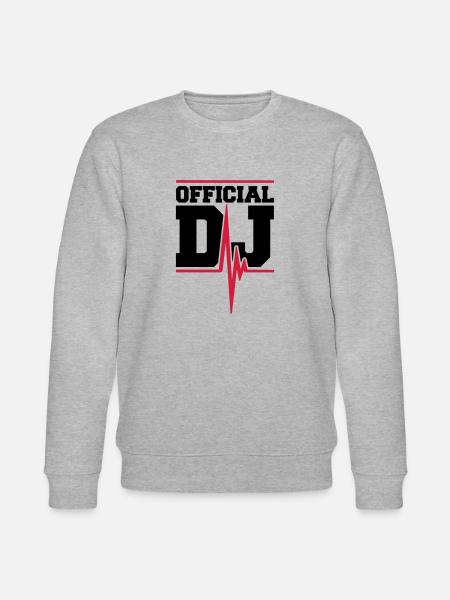 Official DJ Music Pulse - Stanley/Stella CHANGER Unisex Organic Sweatshirt - heather grey