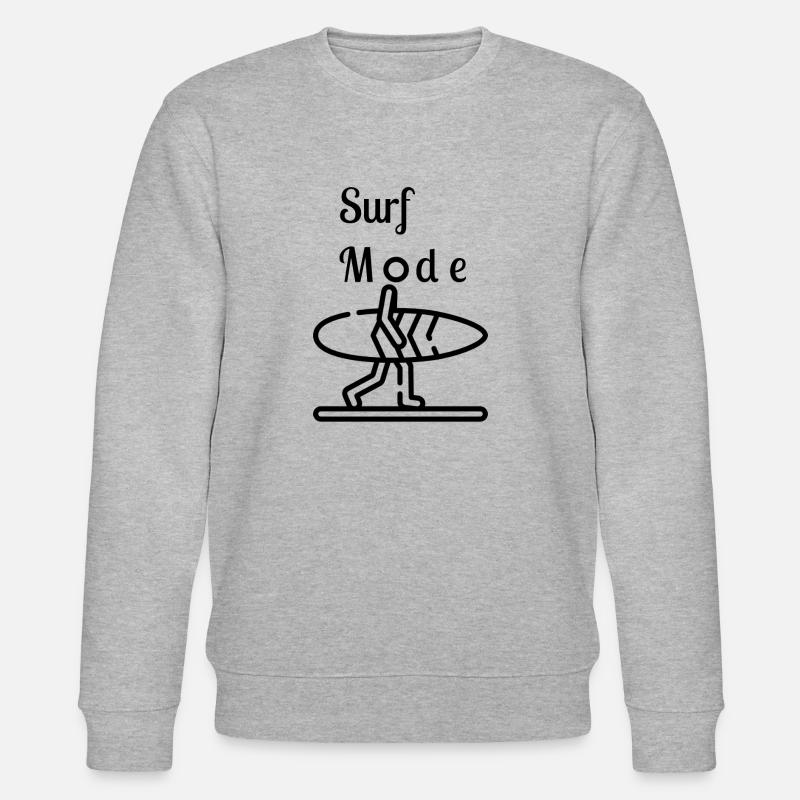 Surf mode 1 - Stanley/Stella Unisex Bio-Sweatshirt CHANGER  - Grau meliert
