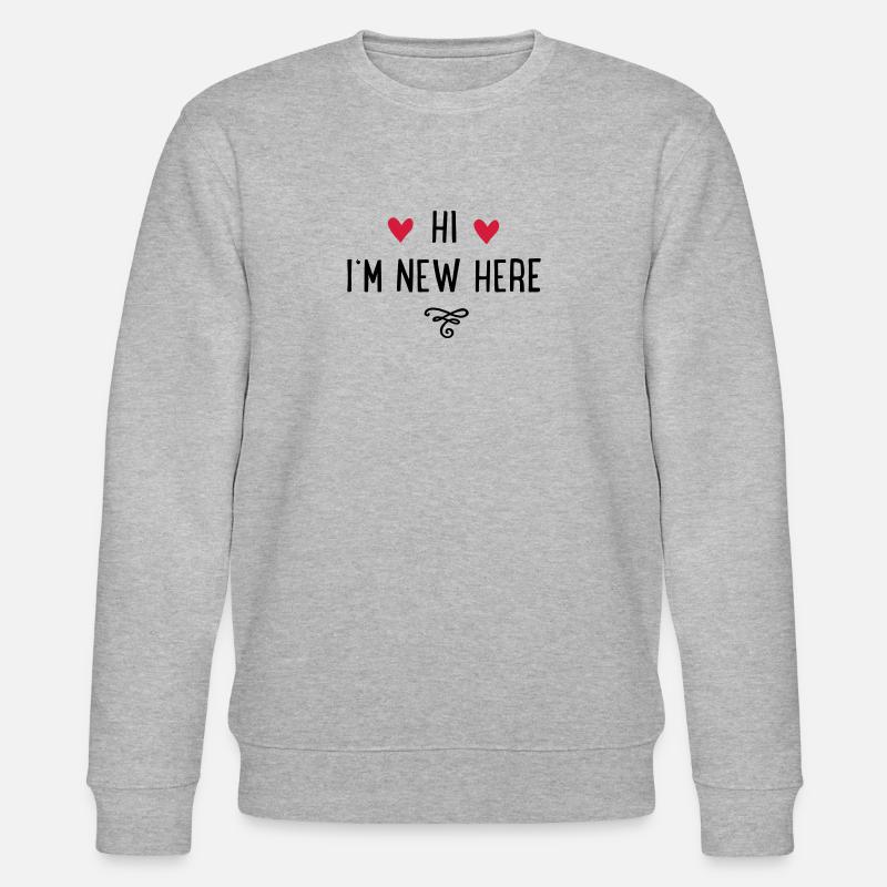 NEWHEREBABY - Sweat bio CHANGER Stanley/Stella Unisexe - gris chiné