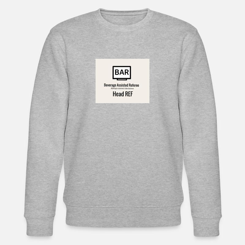 BAR Tête REF - Sweat bio CHANGER Stanley/Stella Unisexe - gris chiné
