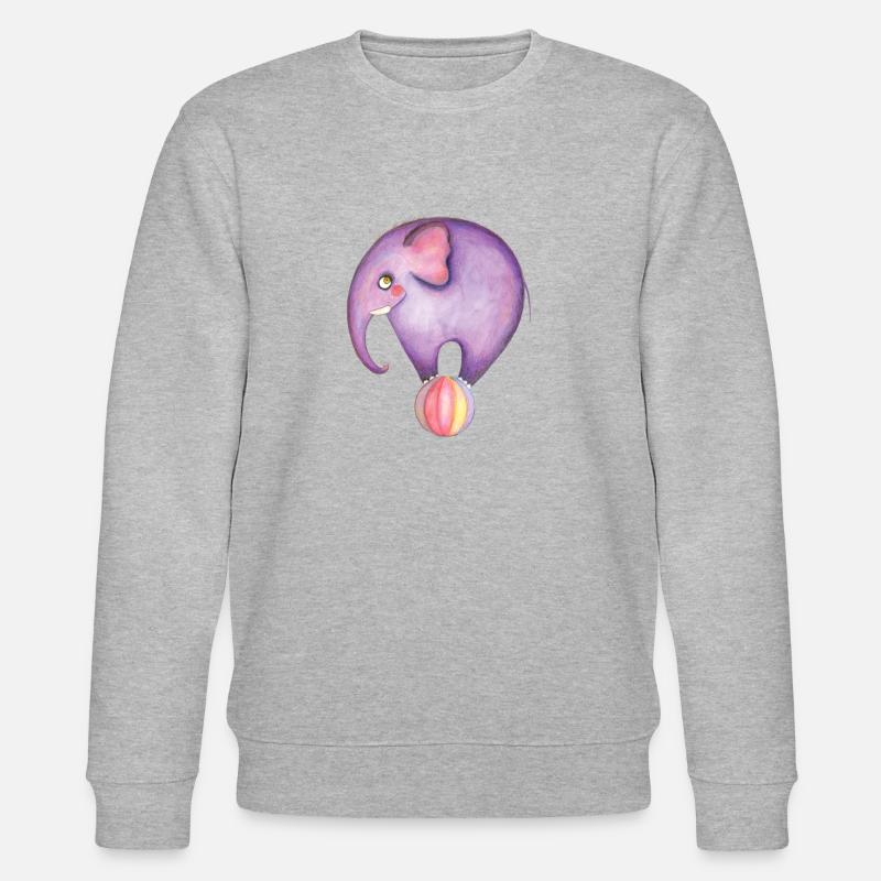 Elephant - Sweat bio CHANGER Stanley/Stella Unisexe - gris chiné