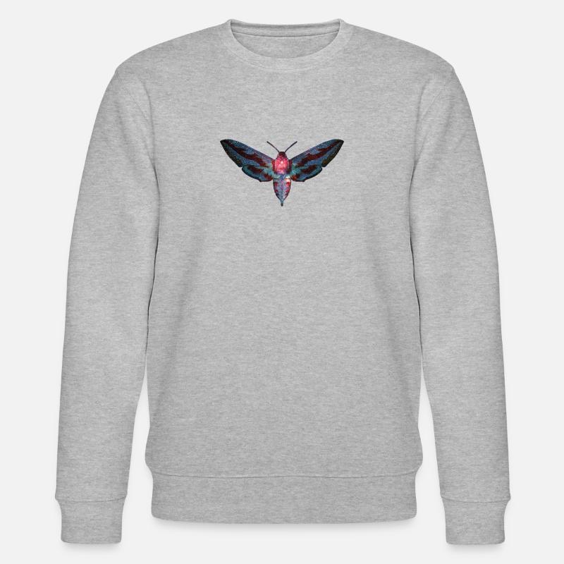 Butterfly - Stanley/Stella Unisex Bio-Sweatshirt CHANGER  - Grau meliert