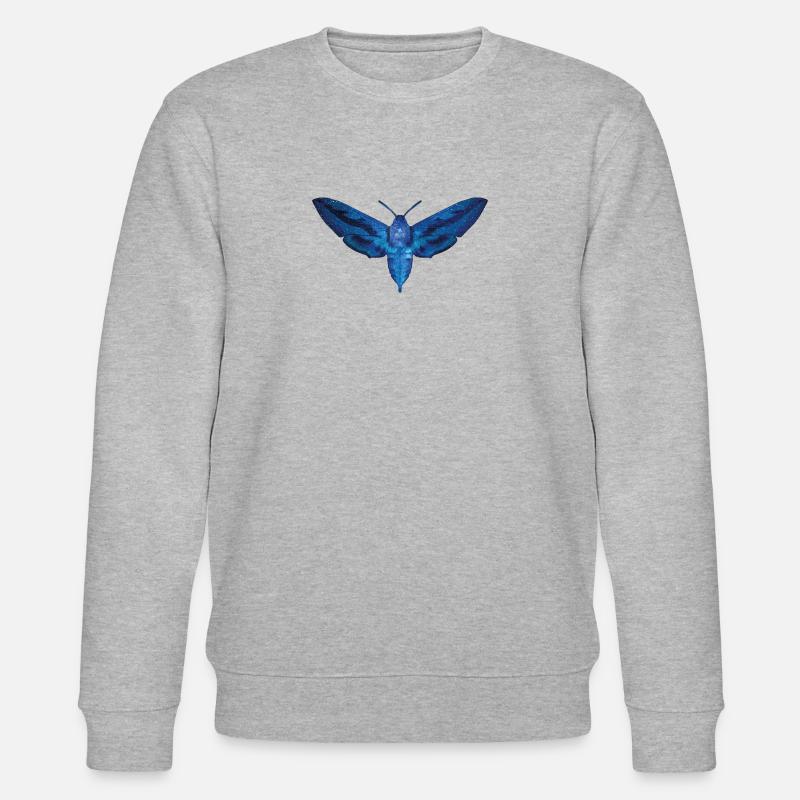 Butterfly - Stanley/Stella Unisex Bio-Sweatshirt CHANGER  - Grau meliert