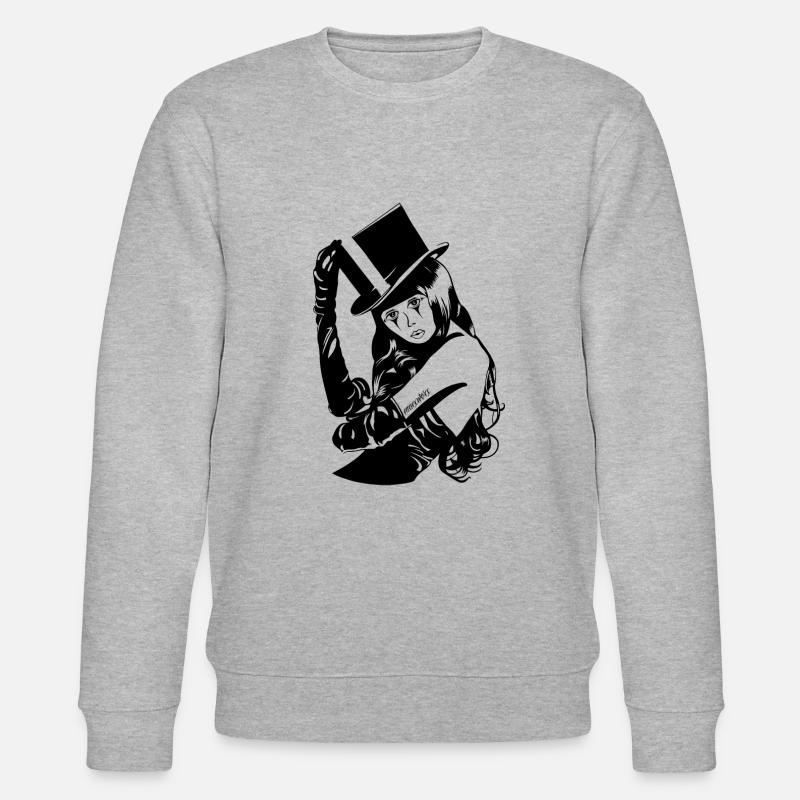 EmoGothQueen - Stanley/Stella Unisex Bio-Sweatshirt CHANGER  - Grau meliert