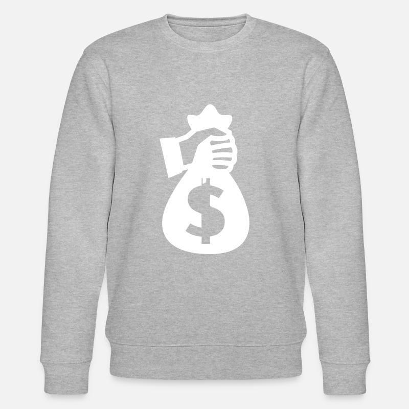 Monnaie Monnaie Silhouette - Sweat bio CHANGER Stanley/Stella Unisexe - gris chiné