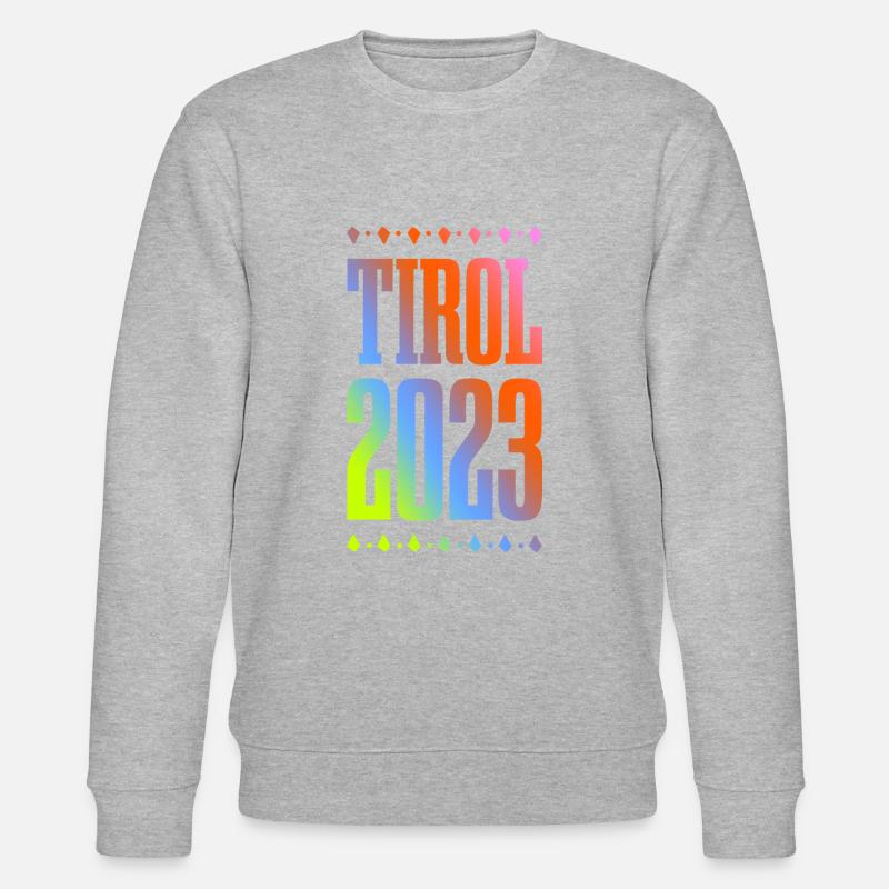 Tirol 2023 - Stanley/Stella Unisex Bio-Sweatshirt CHANGER  - Grau meliert