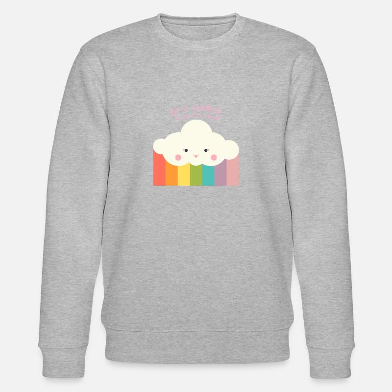 Be a Rainbow - Stanley/Stella Unisex Bio-Sweatshirt CHANGER  - Grau meliert
