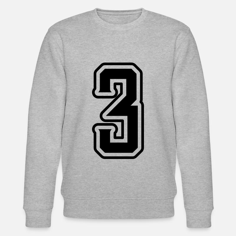 3 Symbole numérique - Sweat bio CHANGER Stanley/Stella Unisexe - gris chiné