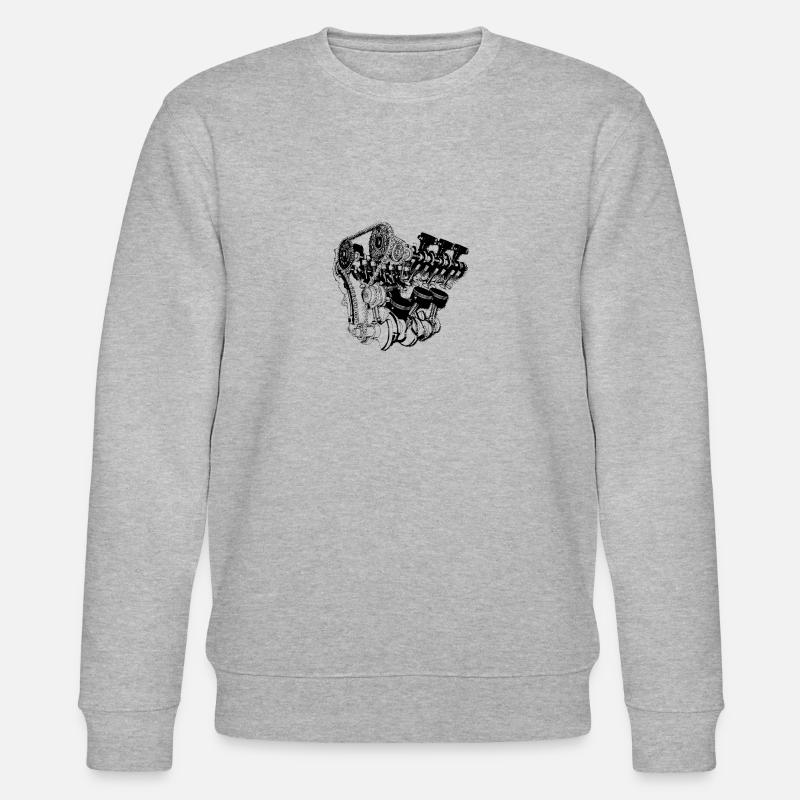 Motor Design - Sweat bio CHANGER Stanley/Stella Unisexe - gris chiné