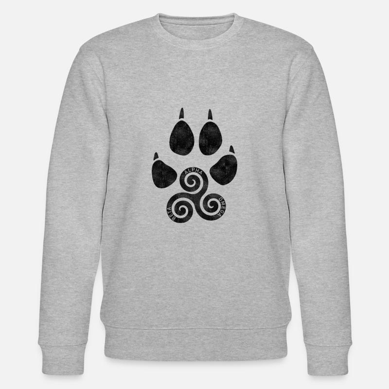 Celtic Wolf - Stanley/Stella Unisex Bio-Sweatshirt CHANGER  - Grau meliert