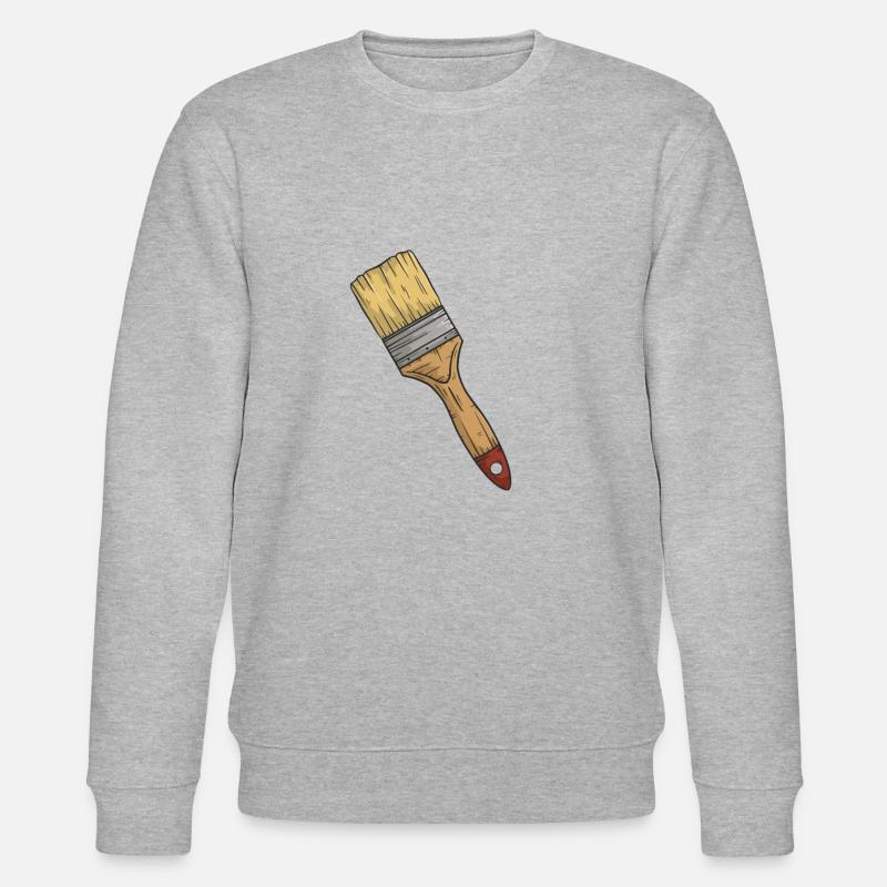 Pinsel - Stanley/Stella Unisex Bio-Sweatshirt CHANGER  - Grau meliert