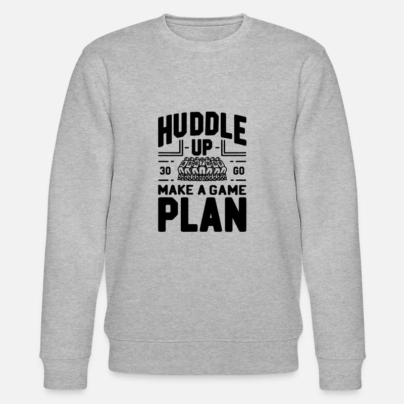 Huddle Up Make a Plan - Stanley/Stella CHANGER Unisex Organic Sweatshirt - heather grey