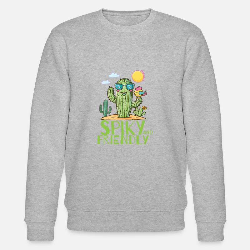 Pointu et amical - Sweat bio CHANGER Stanley/Stella Unisexe - gris chiné