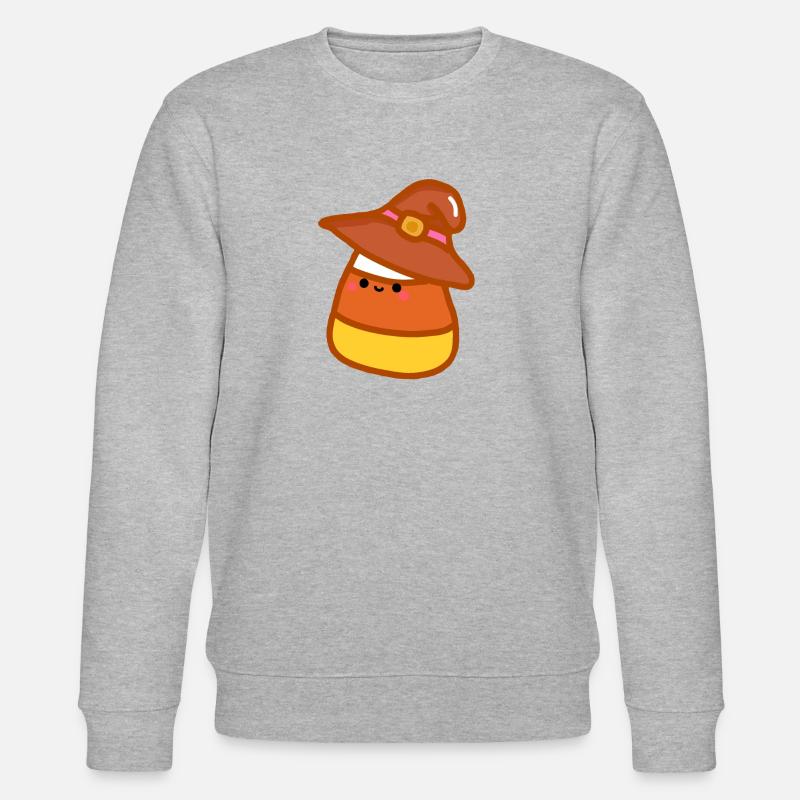 candy corn - Stanley/Stella Unisex Bio-Sweatshirt CHANGER  - Grau meliert