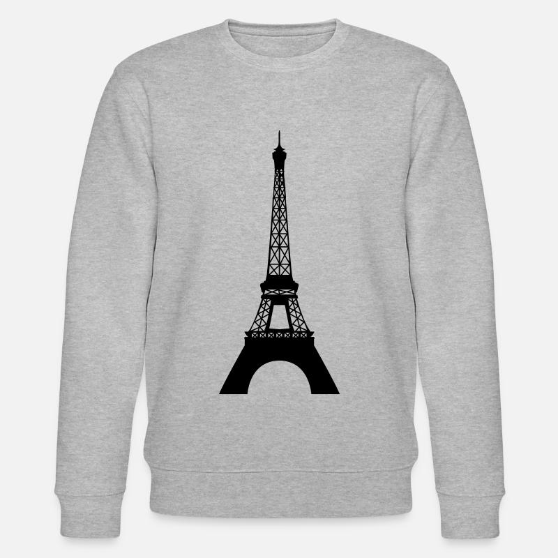 Eiffel Tower - Stanley/Stella CHANGER Unisex Organic Sweatshirt - heather grey