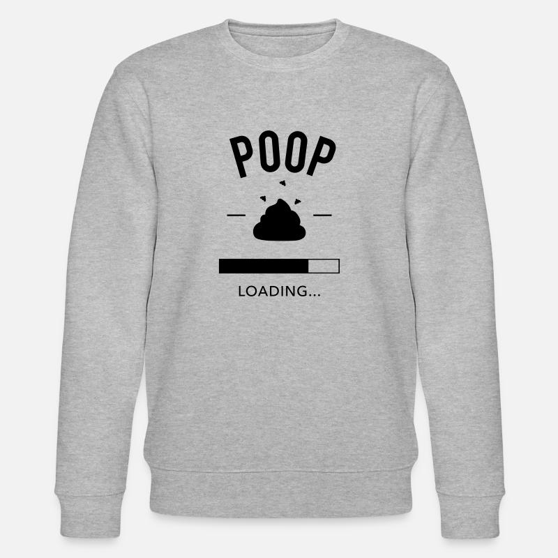 Poop loading - Sweat bio CHANGER Stanley/Stella Unisexe - gris chiné